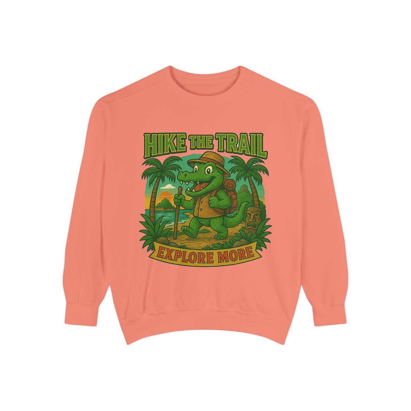 Hike the Trail Explore More Hiking Women's Premium Crewneck Sweatshirt