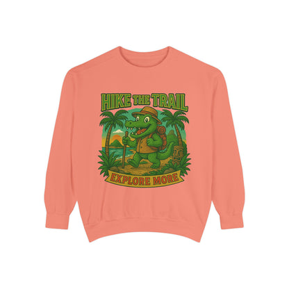 Hike the Trail Explore More Hiking Women's Premium Crewneck Sweatshirt