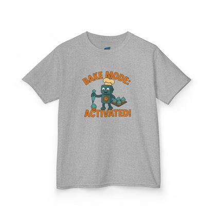 Bake Mode: Activated Playing with Danger Girls' Heavy Cotton T-Shirt