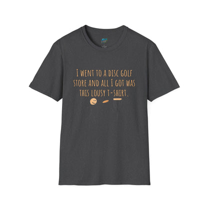 A Lousy T-Shirt Disc Golf Humor Men's Basic T-Shirt