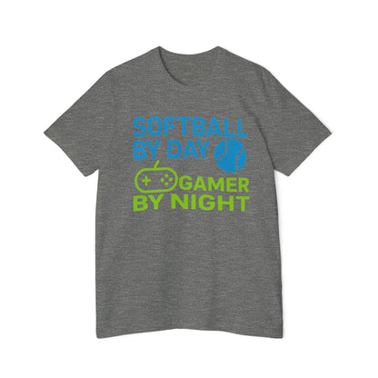 Softball by Day, Gamer by Night Women's Premium T-Shirt