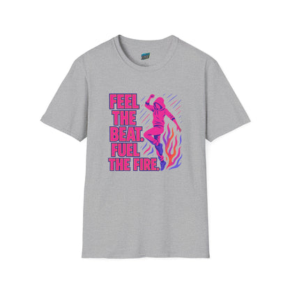 Feel the Beat. Fuel the Fire Dance Women's Basic T-Shirt