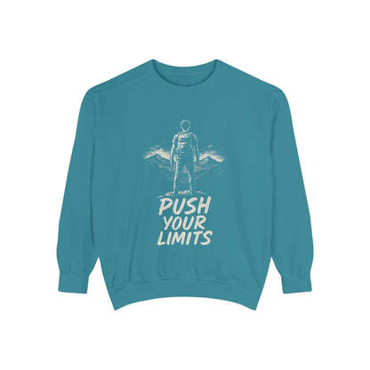 Summit Edition Push Your Limits Hiking Women's Premium Crewneck Sweatshirt