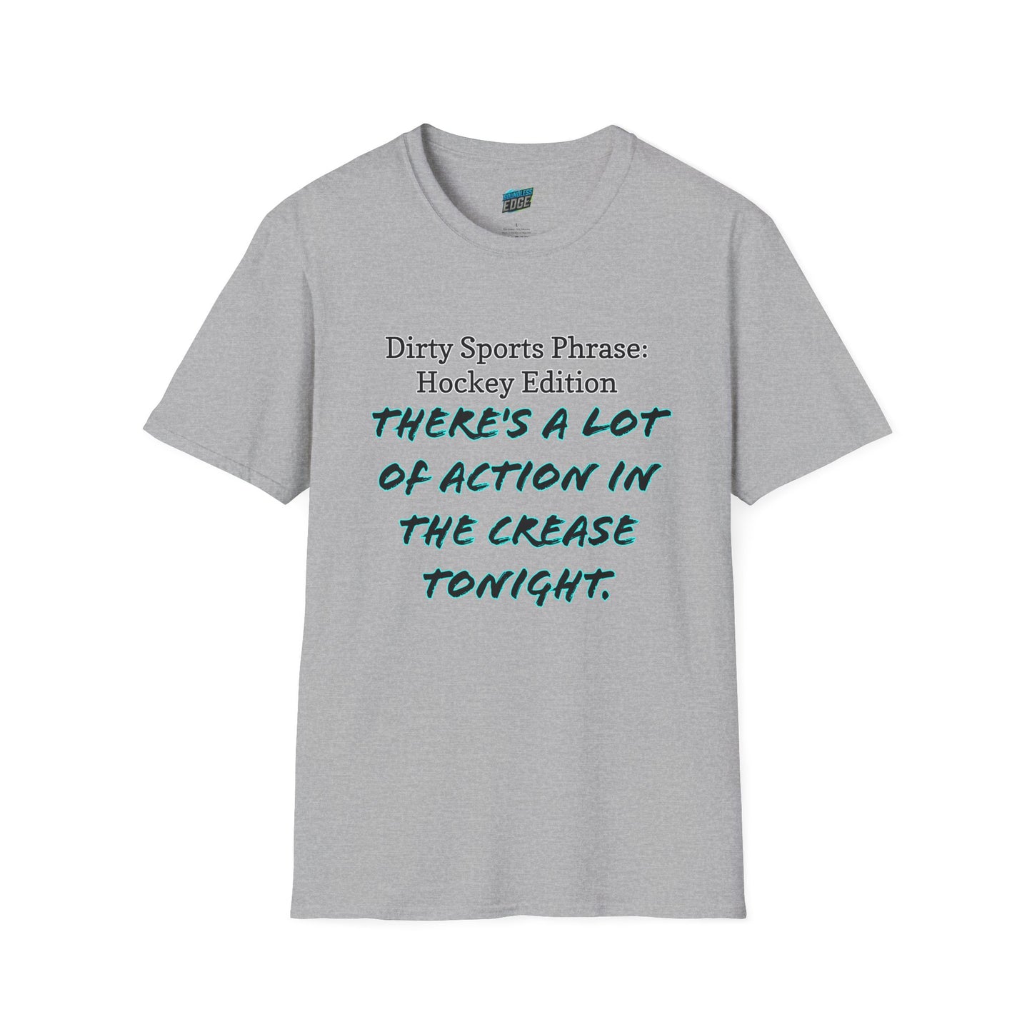 Dirty Sports Phrase Hockey Humor Women's Basic T-Shirt