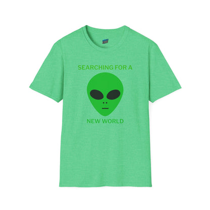 Alien Searching for a New World Humor Men's Basic Softstyle T-Shirt