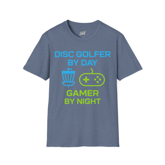 Disc Golfer by Day, Gamer by Night Disc Golf Women's Basic T-Shirt