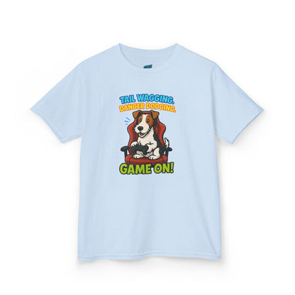Game On... Playing with Danger Girls' Heavy Cotton T-Shirt