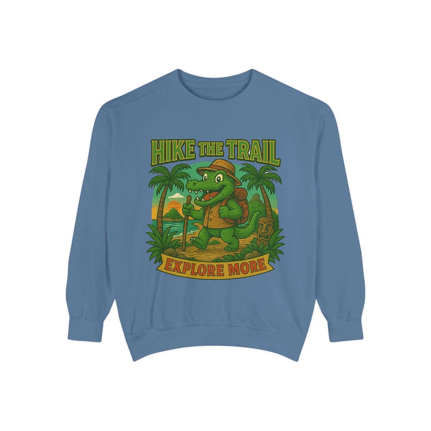 Hike the Trail Explore More Hiking Women's Premium Crewneck Sweatshirt