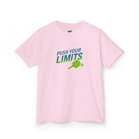 Push Your Limits Pickleball Girls' Heavy Cotton T-Shirt