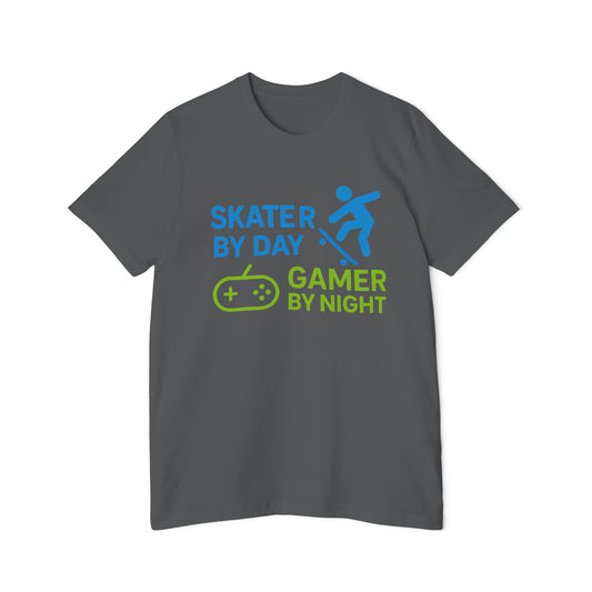 Skater by Day, Gamer by Night Skateboarding Women's Premium T-Shirt