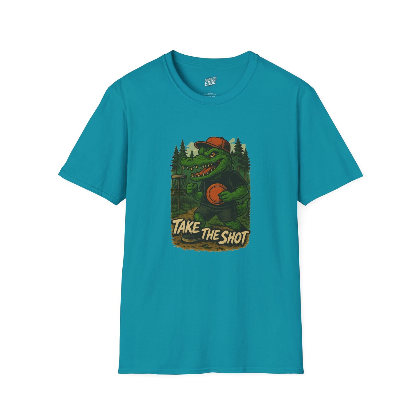 Take the Shot Disc Golf Gator Men's Basic T-Shirt