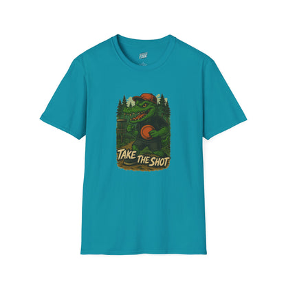 Take the Shot Disc Golf Gator Men's Basic T-Shirt