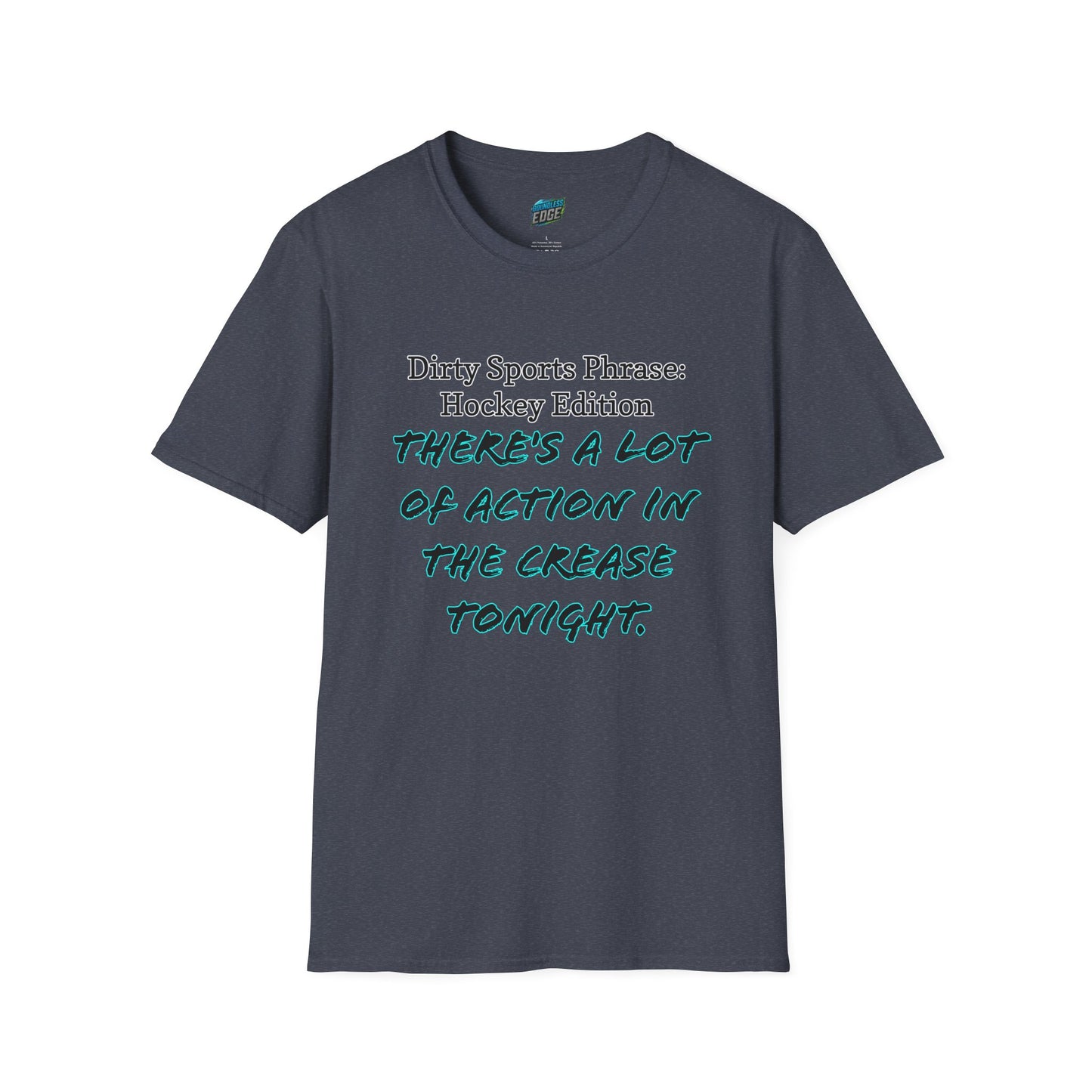 Dirty Sports Phrase Hockey Humor Women's Basic T-Shirt