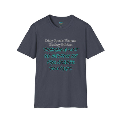 Dirty Sports Phrase Hockey Humor Women's Basic T-Shirt