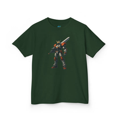 Mech Anime Girls' Heavy Cotton T-Shirt