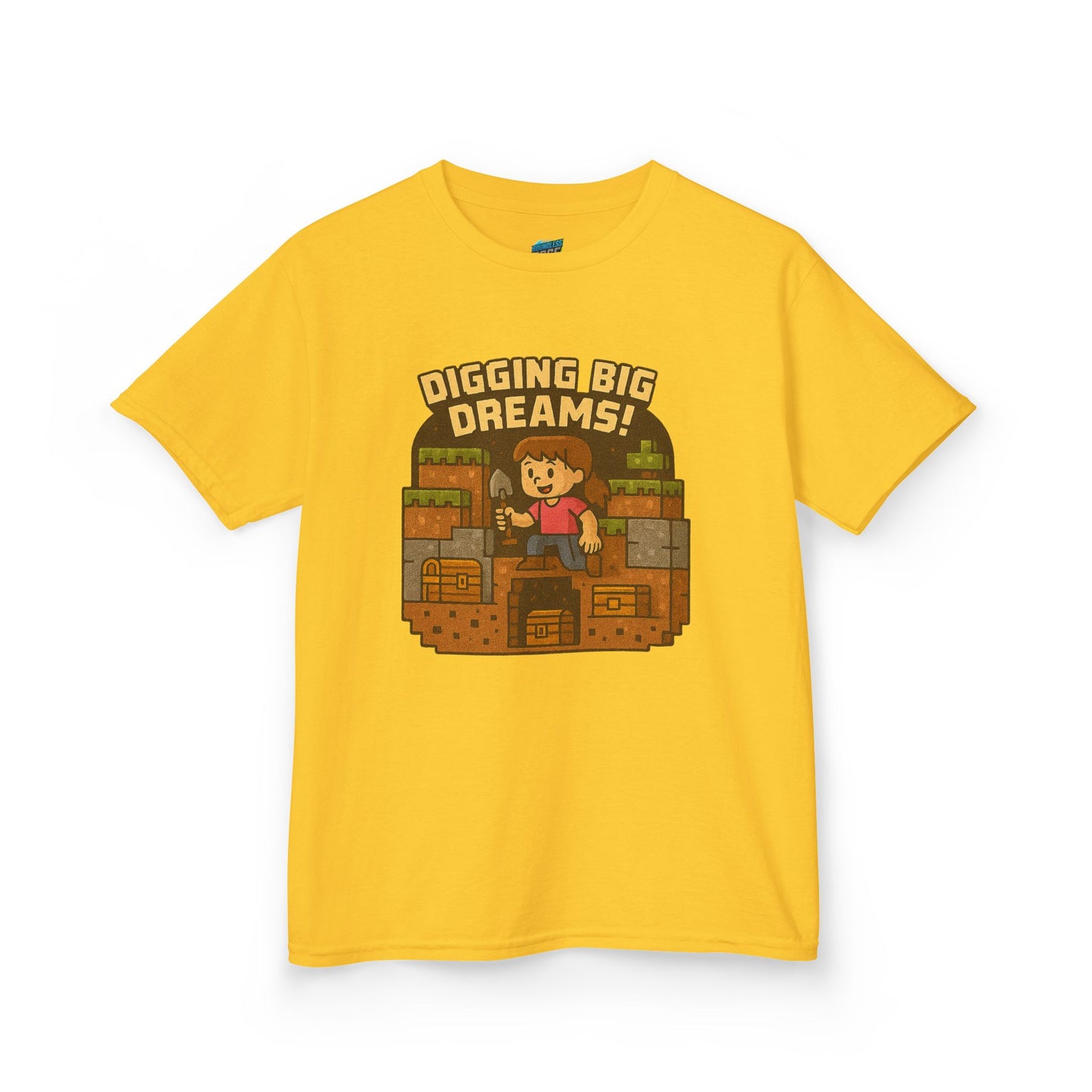 Digging Big Dreams Playing with Danger Girls' Heavy Cotton T-Shirt