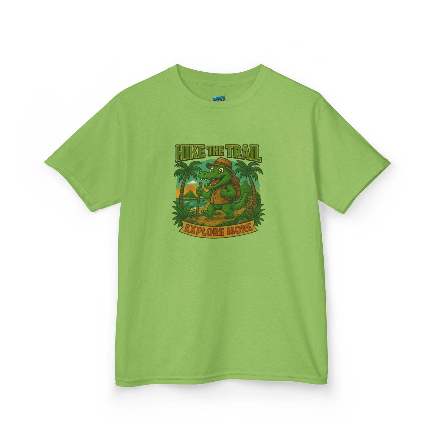 Hike the Trail Gator Hiking Girls' Heavy Cotton T-Shirt