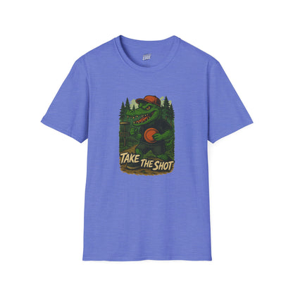 Take the Shot Disc Golf Gator Men's Basic T-Shirt