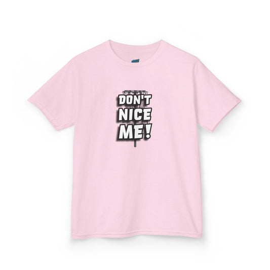 Don't Nice Me! Disc Golf Humor Girls' Heavy Cotton T-Shirt