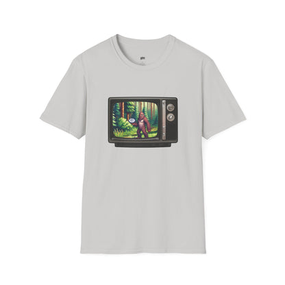 TV Video Game Sasquatch Disc Golf Men's Basic T-Shirt