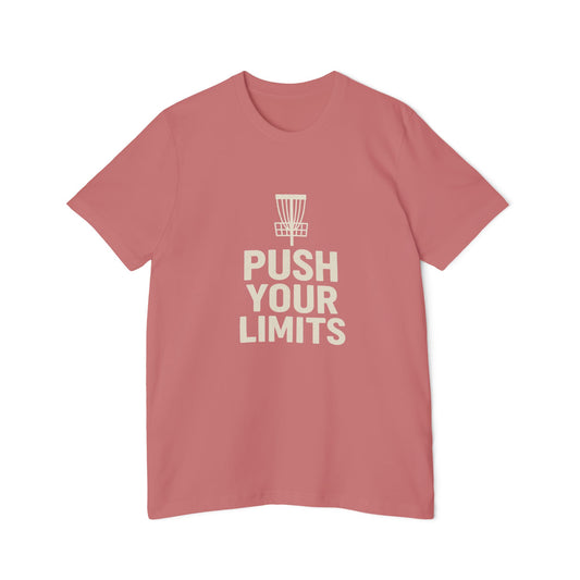 Push Your Limits – Disc Golf Women's Premium T-Shirt