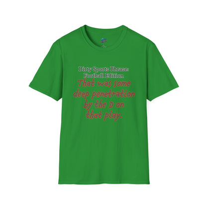 Dirty Sports Phrase... Football Humor Men's Basic T-Shirt