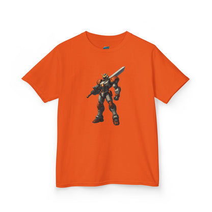 Mech Anime Girls' Heavy Cotton T-Shirt