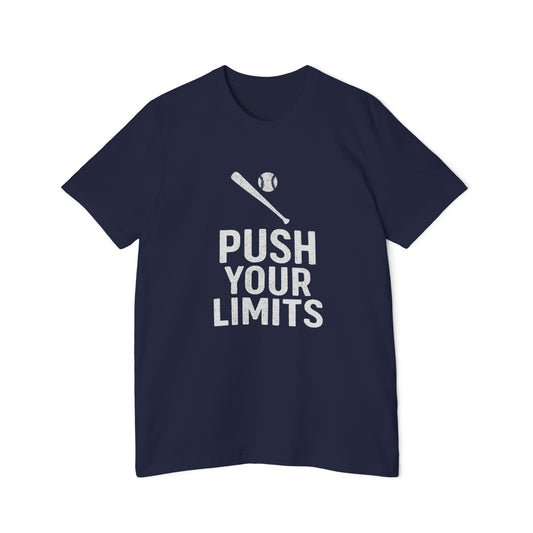 Push Your Limits – Baseball Women's Premium T-Shirt