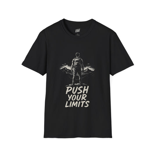 Summit Edition Push Your Limits Hiking Men's Basic T-Shirt
