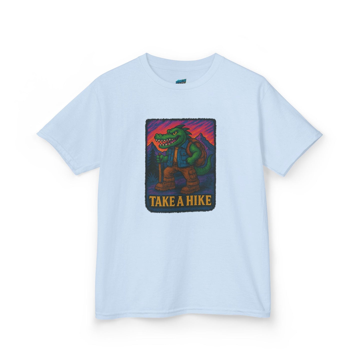 Take a Hike. Gator Hiking Boys' Heavy Cotton T-Shirt