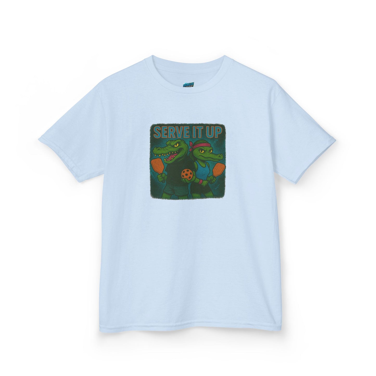 Serve it up Gator Pickleball Boys' Heavy Cotton T-Shirt