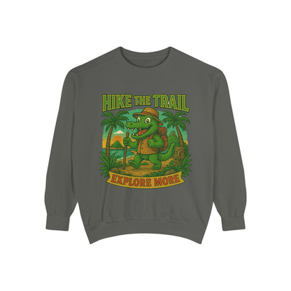 Hike the Trail Explore More Hiking Women's Premium Crewneck Sweatshirt