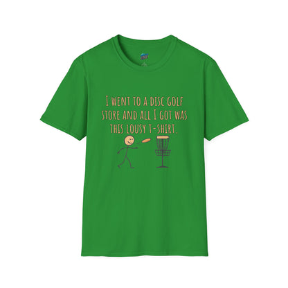 A Lousy T-Shirt Disc Golf Humor Men's Basic T-Shirt