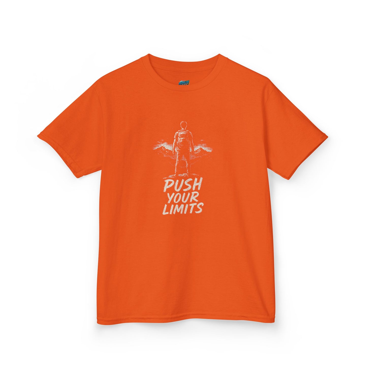 Push Your Limits Hiking Boys' Heavy Cotton T-Shirt