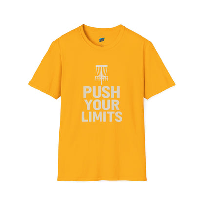 Push Your Limits Disc Golf Men's Basic T-Shirt