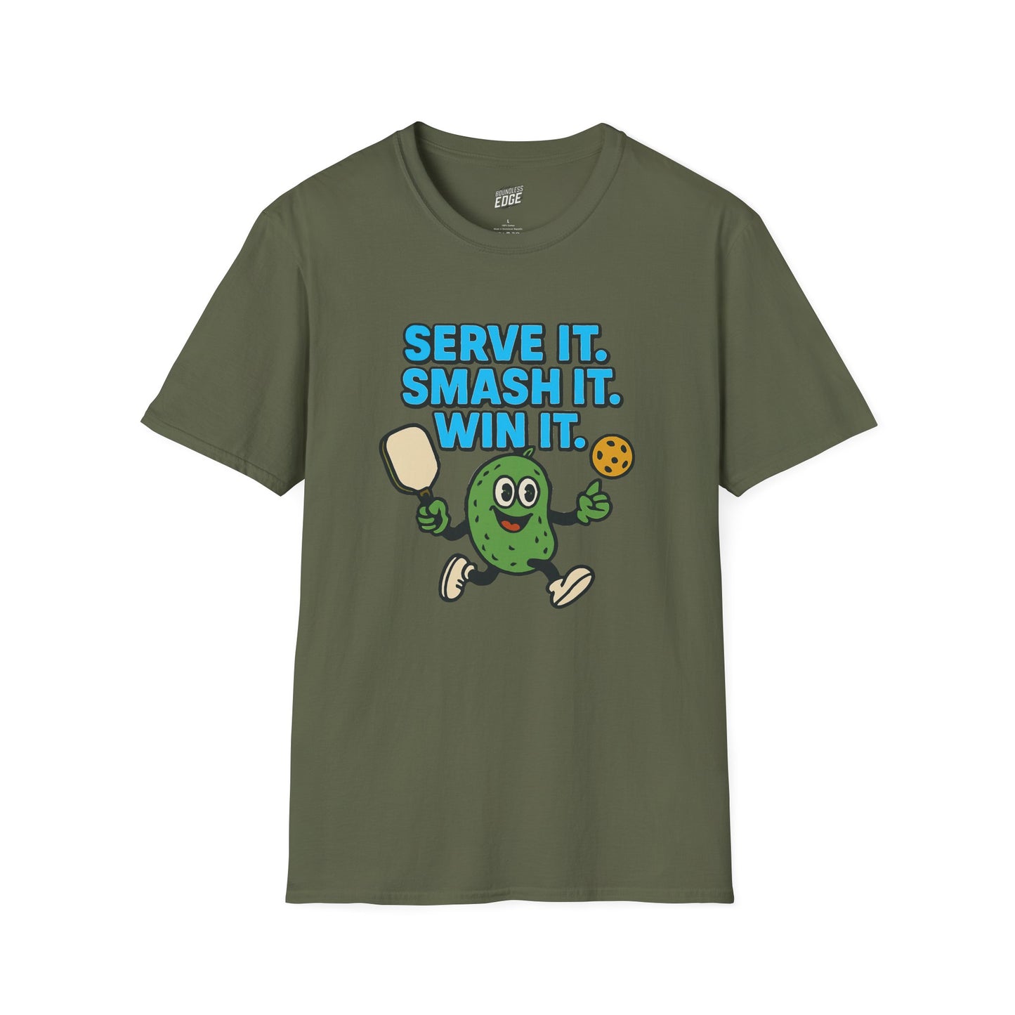 Serve it. Smash it. Win it. Pickleball Men's Basic T-Shirt