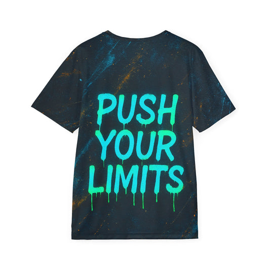 Spray Paint Design Push Your Limits Men's Jersey Premium T-Shirt