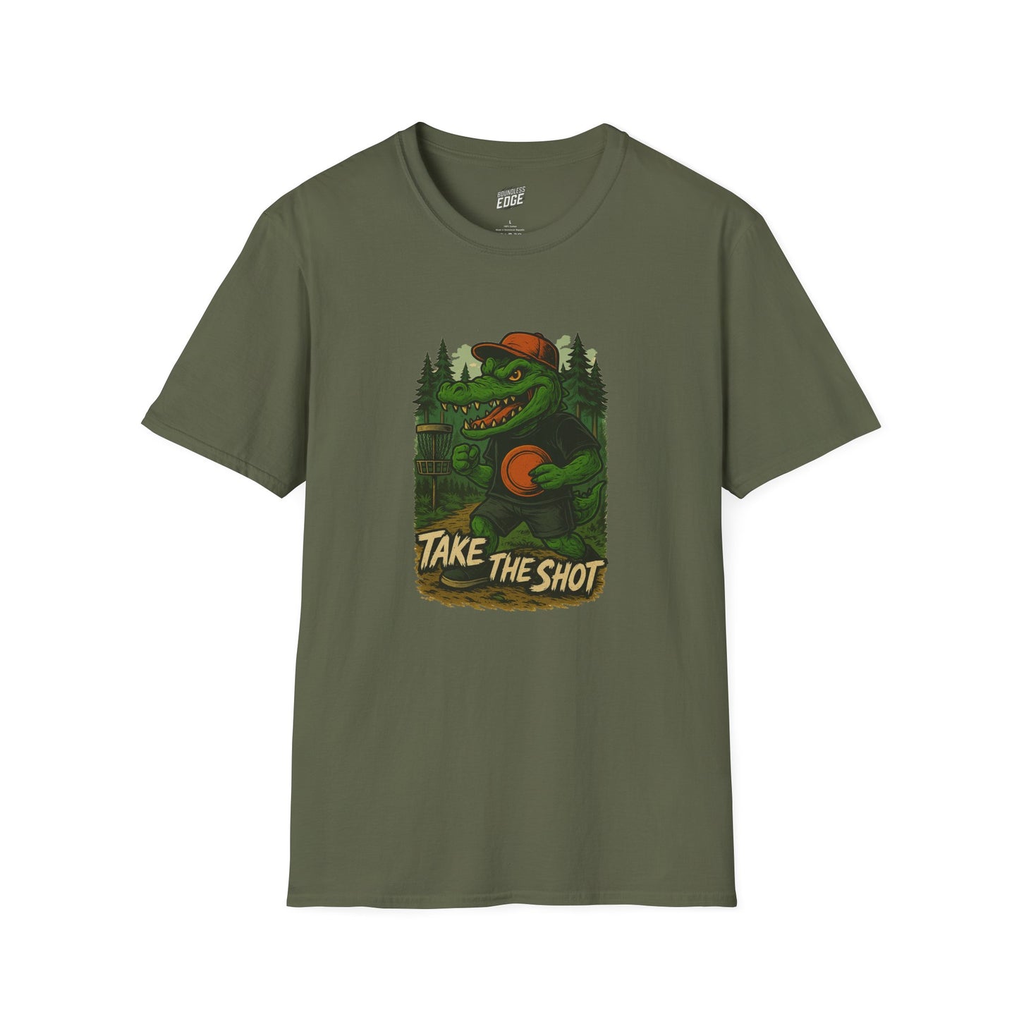 Take the Shot Disc Golf Gator Men's Basic T-Shirt