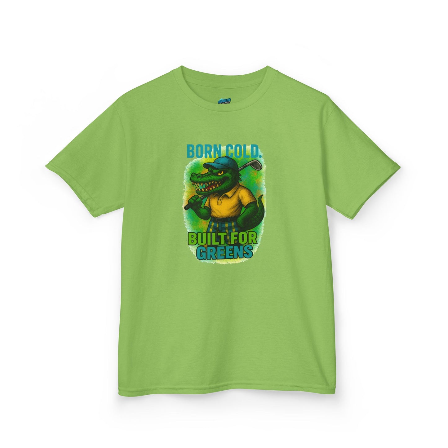 Born Cold. Built For Greens. Gator Golf Boys' Heavy Cotton T-Shirt