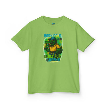 Born Cold. Built For Greens. Gator Golf Boys' Heavy Cotton T-Shirt