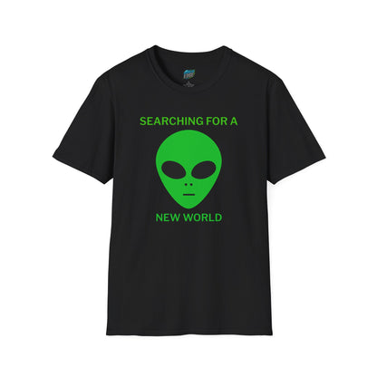 Alien Searching for a New World Humor Women's Basic Softstyle T-Shirt