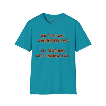Construction Joke Mom Joke Humor Women's Basic T-Shirt