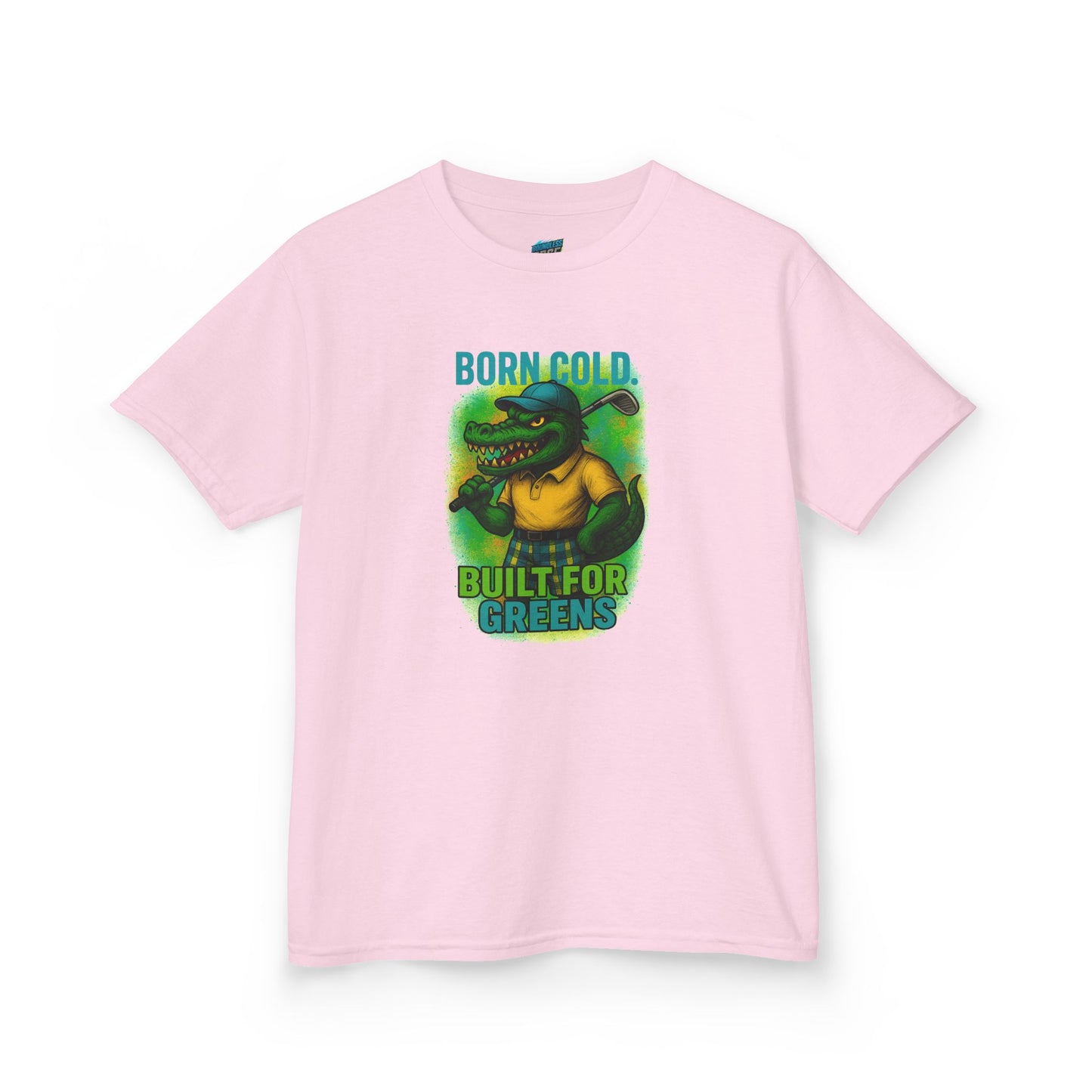 Born Cold. Built For Greens. Gator Golf Boys' Heavy Cotton T-Shirt