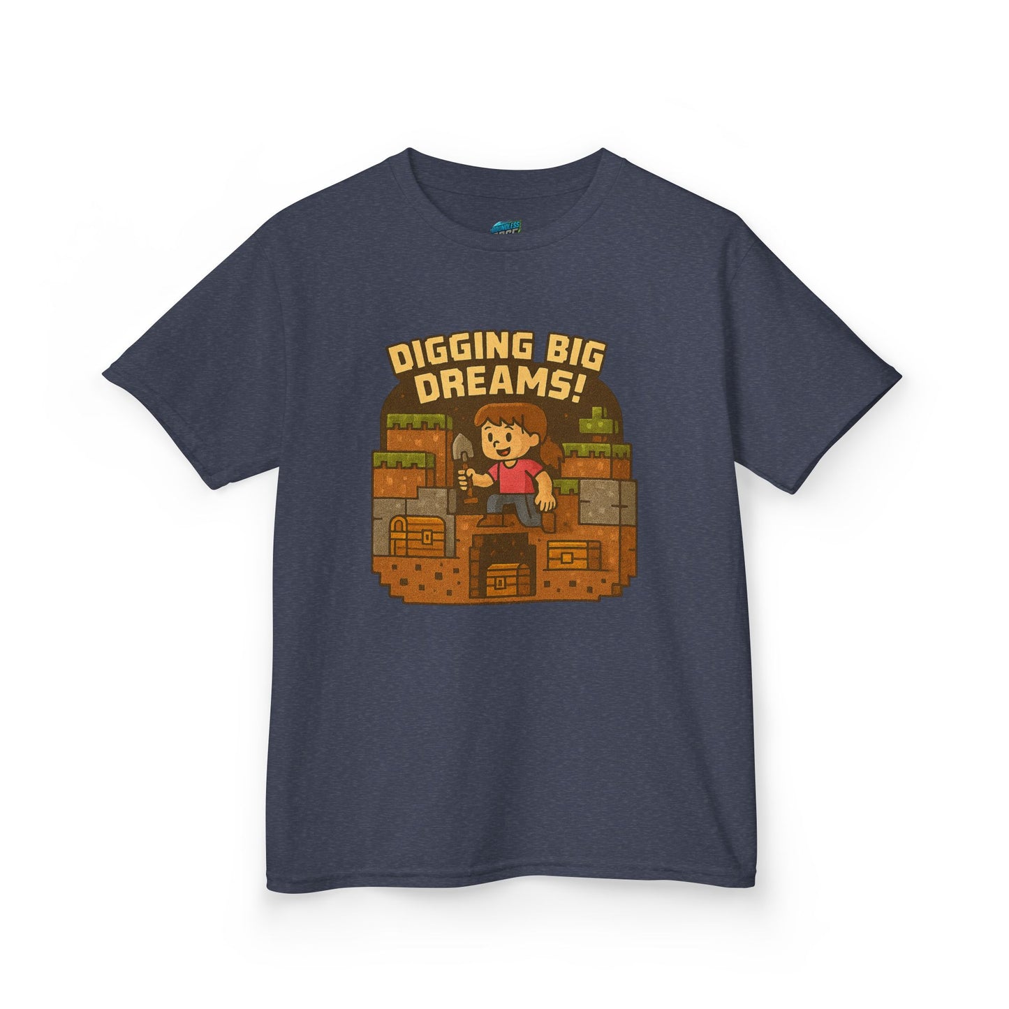 Digging Big Dreams Playing with Danger Girls' Heavy Cotton T-Shirt