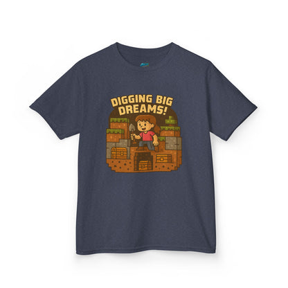 Digging Big Dreams Playing with Danger Girls' Heavy Cotton T-Shirt