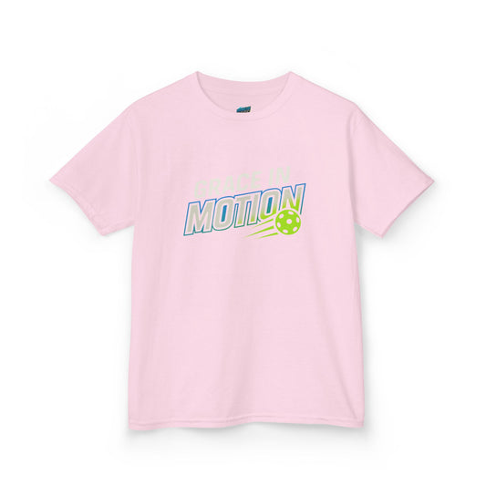 Grace in Motion Pickleball Girls' Heavy Cotton T-Shirt