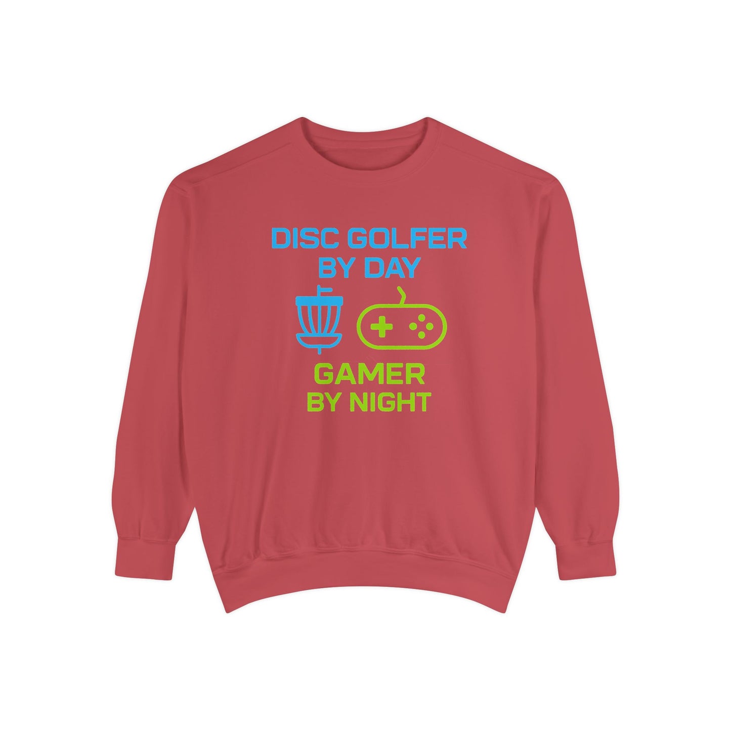 Disc Golfer by Day, Gamer by Night Women's Premium Relaxed Fit Crewneck Sweatshirt