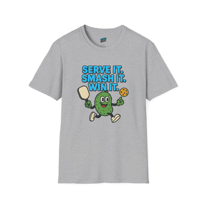 Serve it. Smash it. Win it. Pickleball Women's Basic T-Shirt