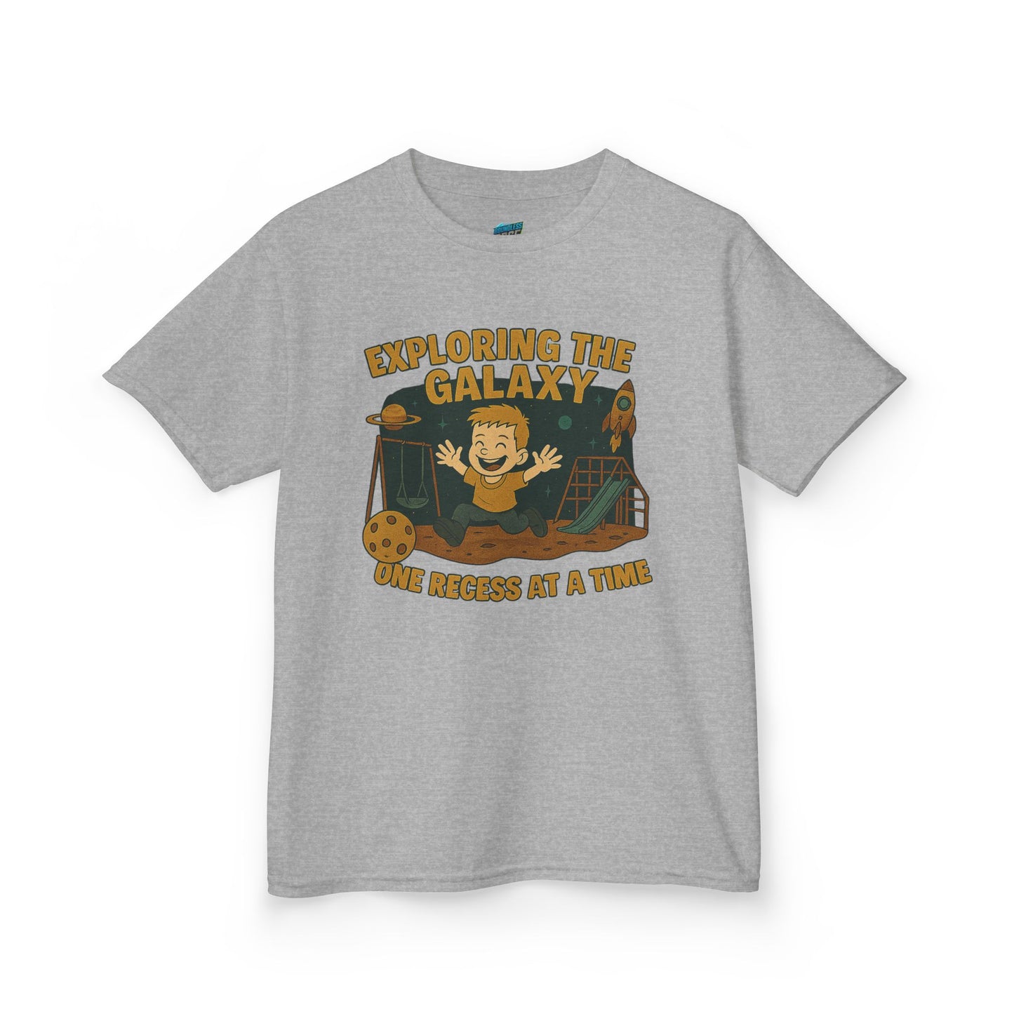 Exploring the Galaxy... Playing with Danger Boys' Heavy Cotton T-Shirt