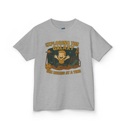 Exploring the Galaxy... Playing with Danger Boys' Heavy Cotton T-Shirt